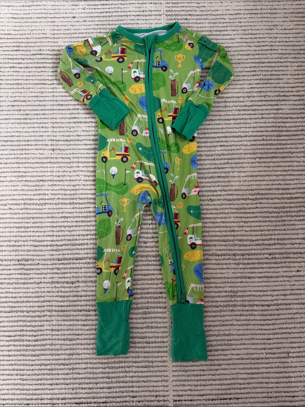 Little Sleepies 6-12 MO Fairway Fun Zippy